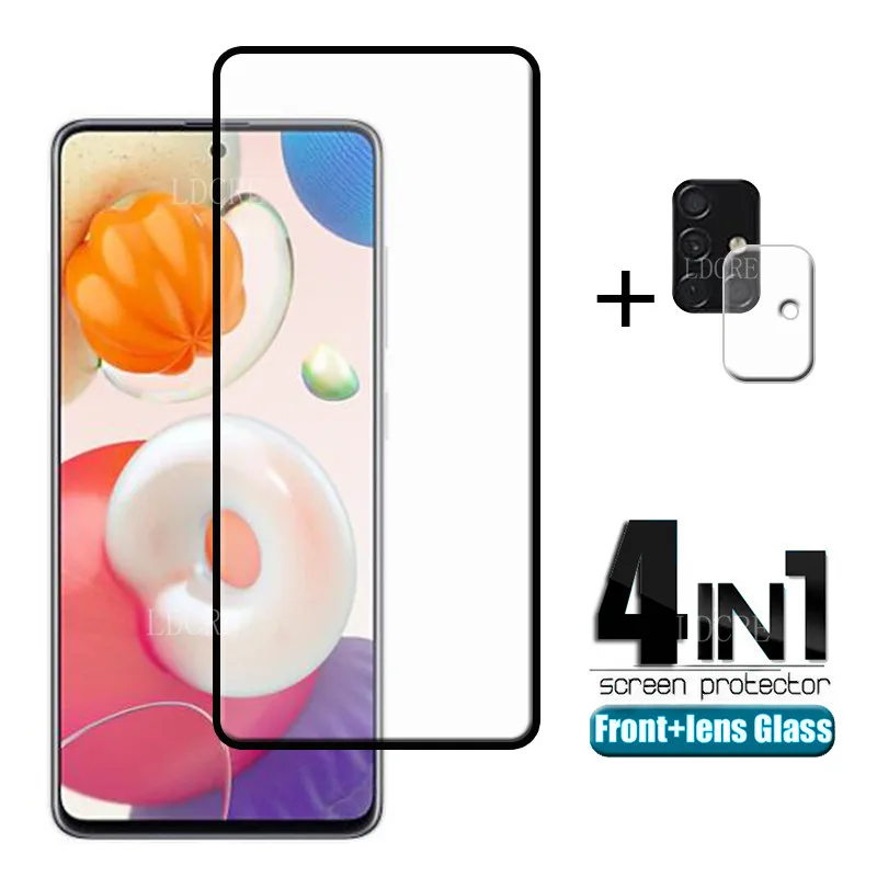 Vetro Temperato A Copertura Totale Per Samsung Galaxy A51 Pellicola Salvaschermo Per Galaxy A51 Vetro Della Fotocamera Per Samsung M21 M31 A21S A51 Ve