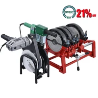 63-200 Manual Type Butt Welding Machine PE Fusion Welding Machine Pipe Hot Melt Machine Digital Display PE Butt Fusion Welder 1