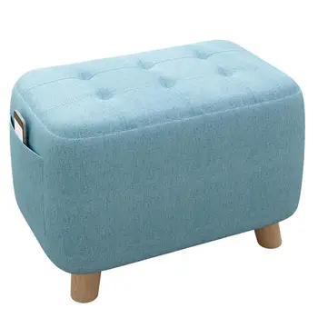 

Cute stool home family fashion living room sofa bench net black tea table low stool sturdy shoe bench