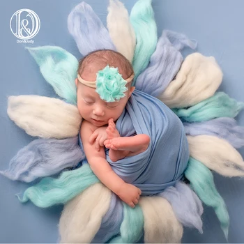 

Handcraft 100% Wool Layer Blankets Photo Session Patchwork Newborn photography Blanket Newborn Basket Stuffer BABY SHOWER GIFT