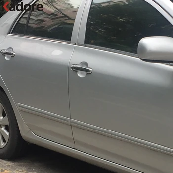 

For Toyota Camry 2002-2006 Corolla 2003-2008 Yaris 2007-2010 Side Door Handle Cover Trim Car Sticker Exterior Accessories