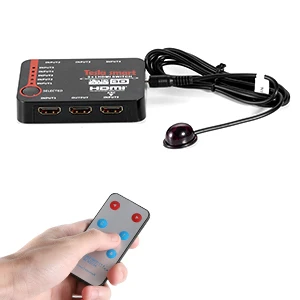HDMI коммутатор 5 в 1 из TESmart Интеллектуальный 5 портов HDMI коммутатор 5x1 сплиттер Переключатель HDMI Full HD1080P 3D с ИК-пультом дистанционного управления