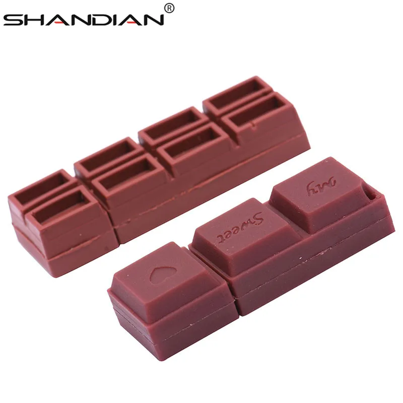 SHANDIAN usb флеш накопитель с рисунком картофеля фри милый 4 ГБ 8 16 32 64 карта памяти