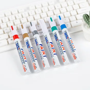 

Lotto Painting Pen 1101 Paint Fixer White Oily Marking Pen Waterproof Do Not Fade lun tai bi