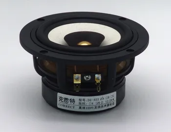 

HiFi Speakers 4 Inch HiFi Full Range Speaker desktop bookshelf Symmetrical Magnetic Circuit 90.8dB 12W 8ohm/4ohm