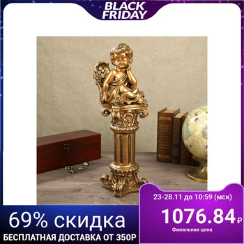 

Figurine "Angel on a column" bronze color, 52 cm