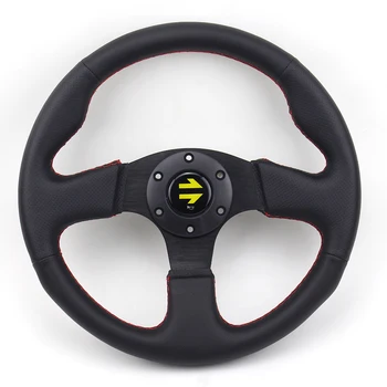 

350mm 14inch Light Weight Flat Universal Racing Tuning Sport Drifting Steering Wheel