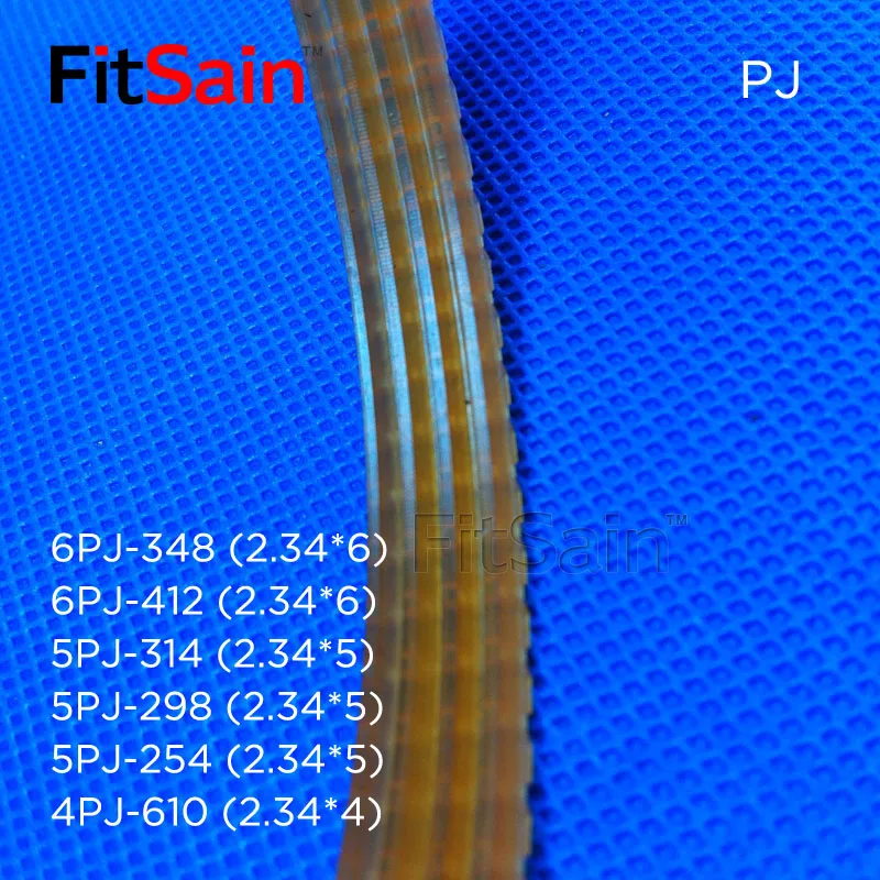 V-ribbed belt Woodworking planer Belt width 10mm Multi wedge PJ Belt pulley