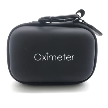 

Hard EVA Oximeter Protecive Case Multipurpose Hard Fingertip Pulse Oximeter Travel Storage Bag Zipper Pouch With Climbing Hook