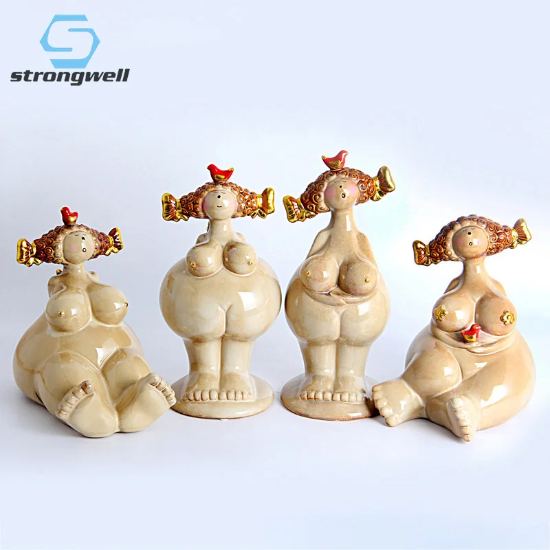 Strongwell Nordic жирных сестра статуя молящийся Ангел Эльф керамические изделия