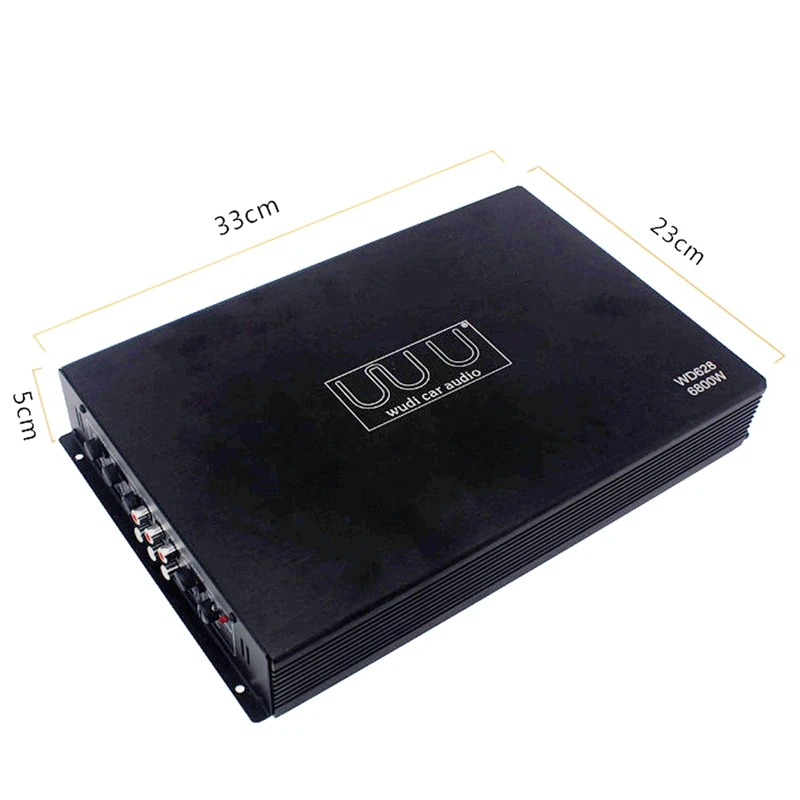 12V 6800W 4-х канальный автомобильный усилитель аудио стерео бас Динамик автомобильный аудио Мощность усилитель