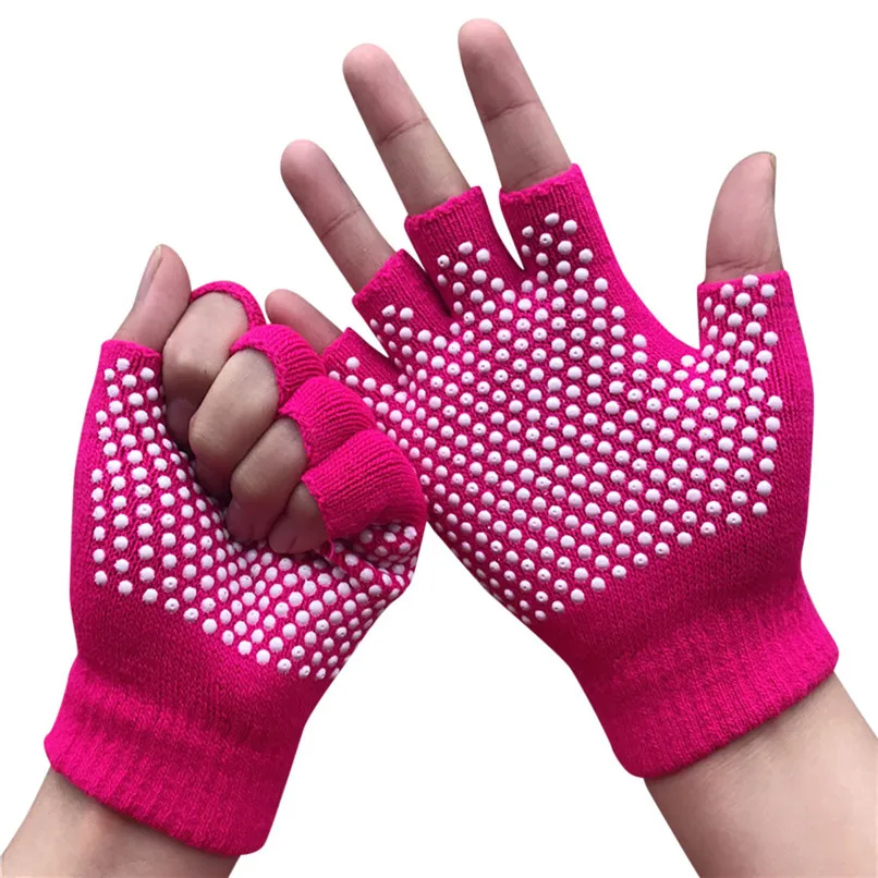 handschuhe Нескользящие перчатки без пальцев для мужчин и женщин, полупальцевые рабочие Варежки женские перчатки handschuhe mitaine femme J15 - Цвет: handschuhe