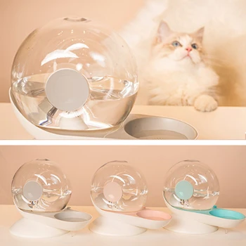 

Pet Tableware Automatic Dog Cat Water Bowl Snails Fountain For Pets Water Dispenser No Electricity Large Cat Dog Drinking Bowl