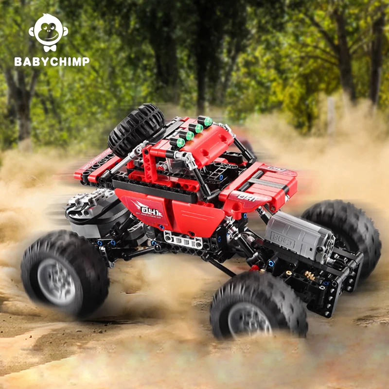

489pcs Building Blocks Remote Control RC Car The Ultimate All Terrain Off-Road Trucks Compatible Technic Bricks Toy For Children