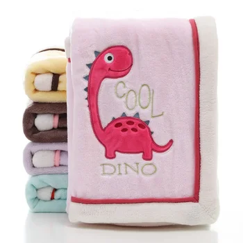 

70X100cm infant blanket Thick flannel fluffy baby blanket Cartoon carpet baby girl boy blanket kids bedding baby swaddle Spring
