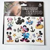 Best Offers Random 2pcs Mickey Minnie Waterproof Temporary Tattoo For kids Body Art Fake Flash Tattoo Sticker Toys Tatoo with Instructions 32925775116