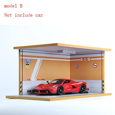 1:18 Модель автомобиля из сплава подземная парковка под землей массива дерева