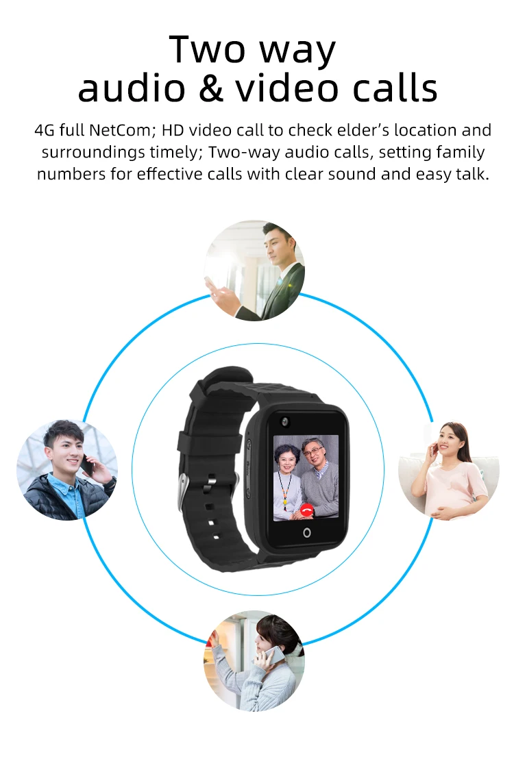 Gps трекер Watcher 4G/GSM/Wifi устройство слежения для Eldrely видео SOS Вызов Smartwatch водонепроницаемый IP67 смарт-телефон часы бесплатное приложение