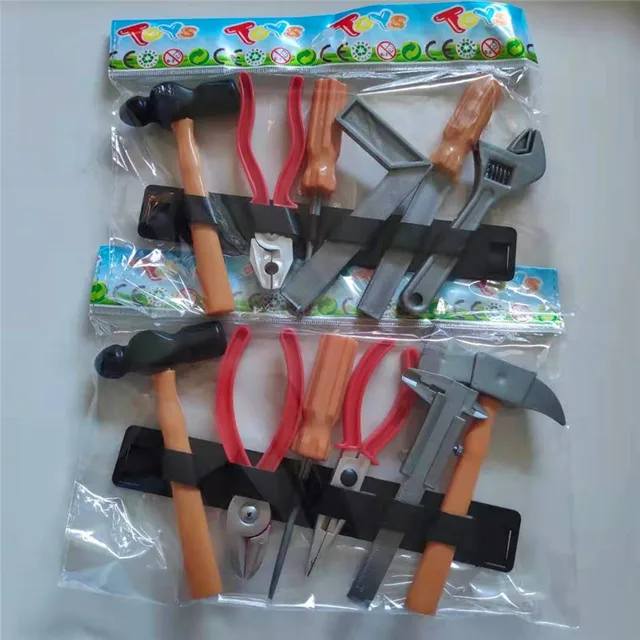 1 Set Pretend Play Educational Children Tools Repair Tools Pretend Play Toys Baby Early Learning Engineer Maintenance Tool Toys 2