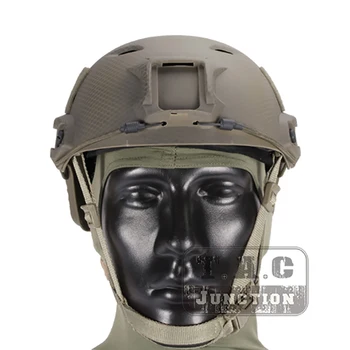 

Emerson Tactical Airsoft Fast Helmet Bump Jump BJ Type Advanced Adjustment Combat Lightweight Modular OPS Helmet w/ Side Rail