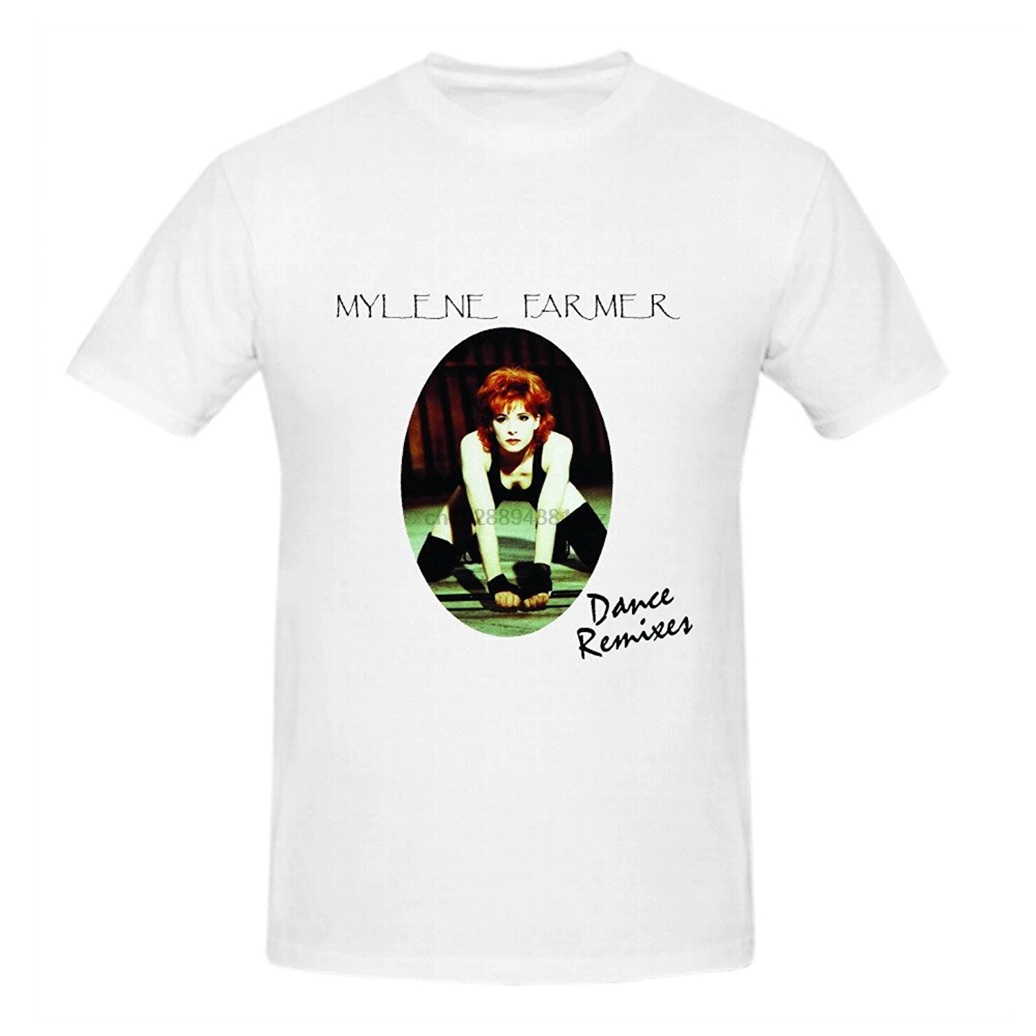 Fashion T-shirts Mylene Farmer Dance Remixes Funny Soft O Tee Shirts For Mens |
