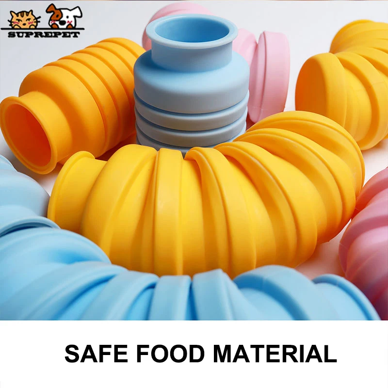 SUPREPET масштабируемый дозатор для воды собак нетоксичный силиконовый Pet бутылка