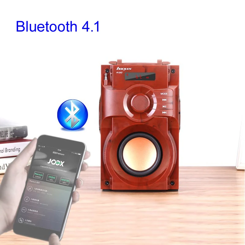 YITEK Bluetooth динамик беспроводной стерео сабвуфер бас динамик s музыкальный плеер Поддержка fm-радио TF AUX пульт дистанционного управления с USB