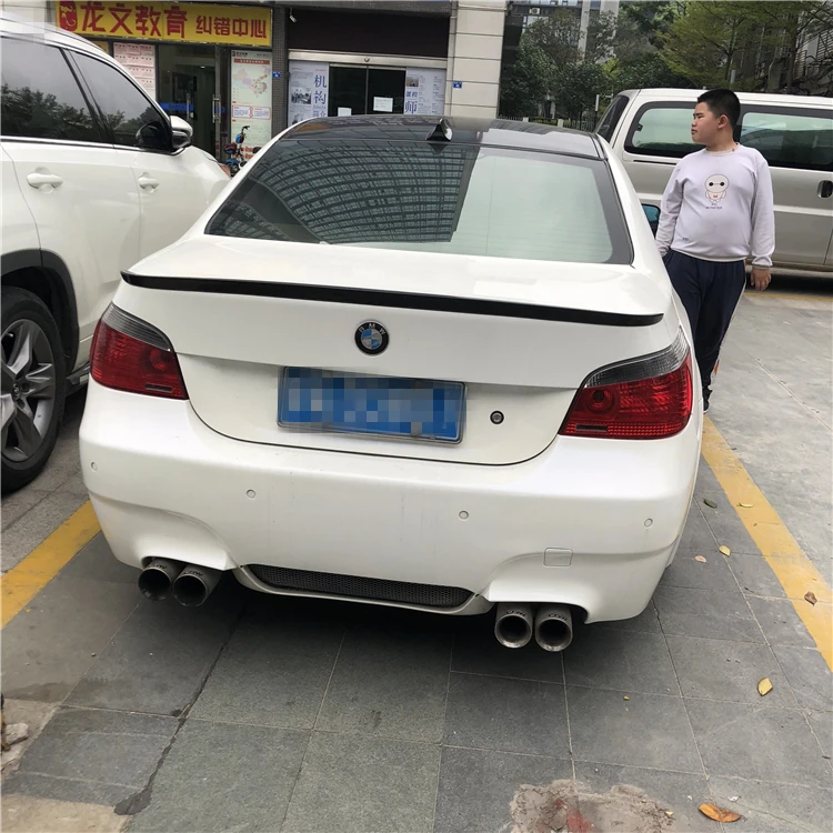 Спойлер для BMW M5 E60 2006 2010 520 525li 528li высококачественный спойлер из АБС материала