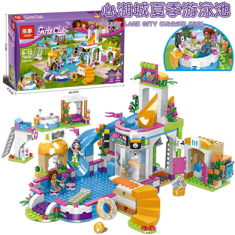 

Le 76008 GIRL'S Building Blocks Heartlake City Swimming Pool Assembled Toys 37029 Sx3010 01013 Celebrity Style