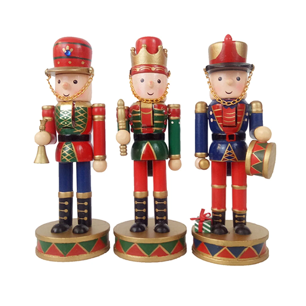 DTTblue Nutcracker Puppet Ornaments Desktop Christmas Decoration Cartoons Walnuts Soldiers Band Dolls Nutcracker Miniatures 50CM/38CM-30763 DTTblue Nutcracker Puppet Ornaments Desktop Christmas Decoration Cartoons Walnuts Soldiers Band Dolls Nutcracker Miniatures 50CM/38CM-30763