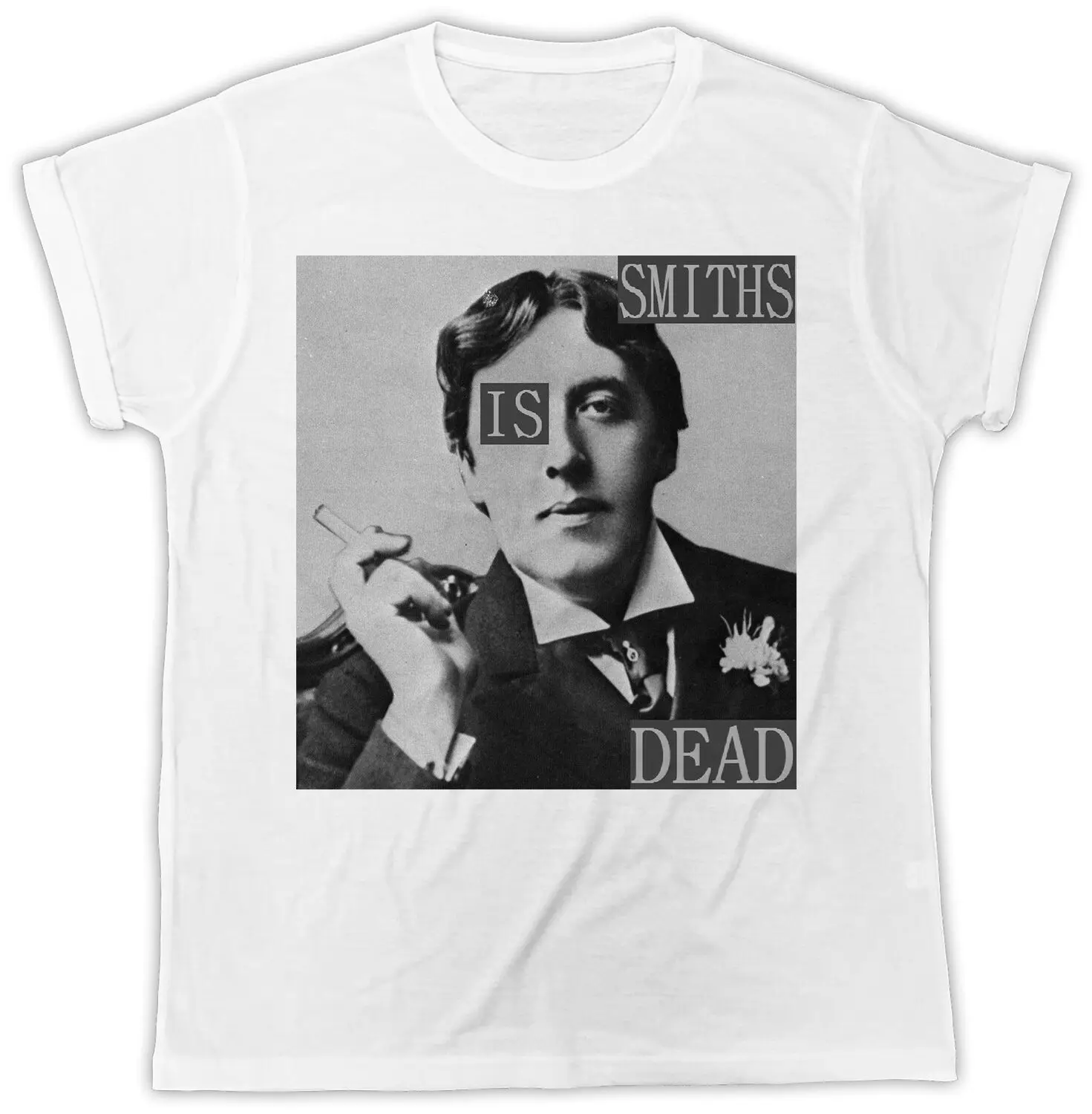 OSCAR WILDE MORRISEY SMITHS IS DEAD Дизайнерская мужская футболка с коротким рукавом | Мужская