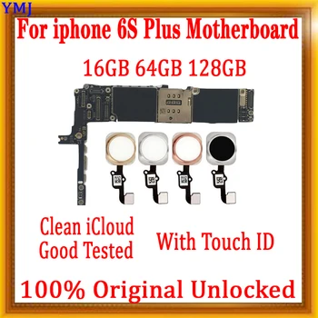 

Unlocked for iphone 6s plus motherboard without / with Touch ID for iphone 6s plus 5.5 inch Logic Boards with IOS fingerprint