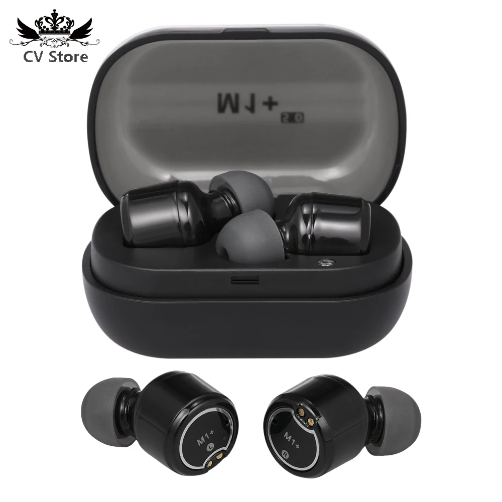 M1 + QCC3020 Aptx BT 5 0 TWS невидимые спортивные гарнитуры с зарядным чехлом 400 мАч
