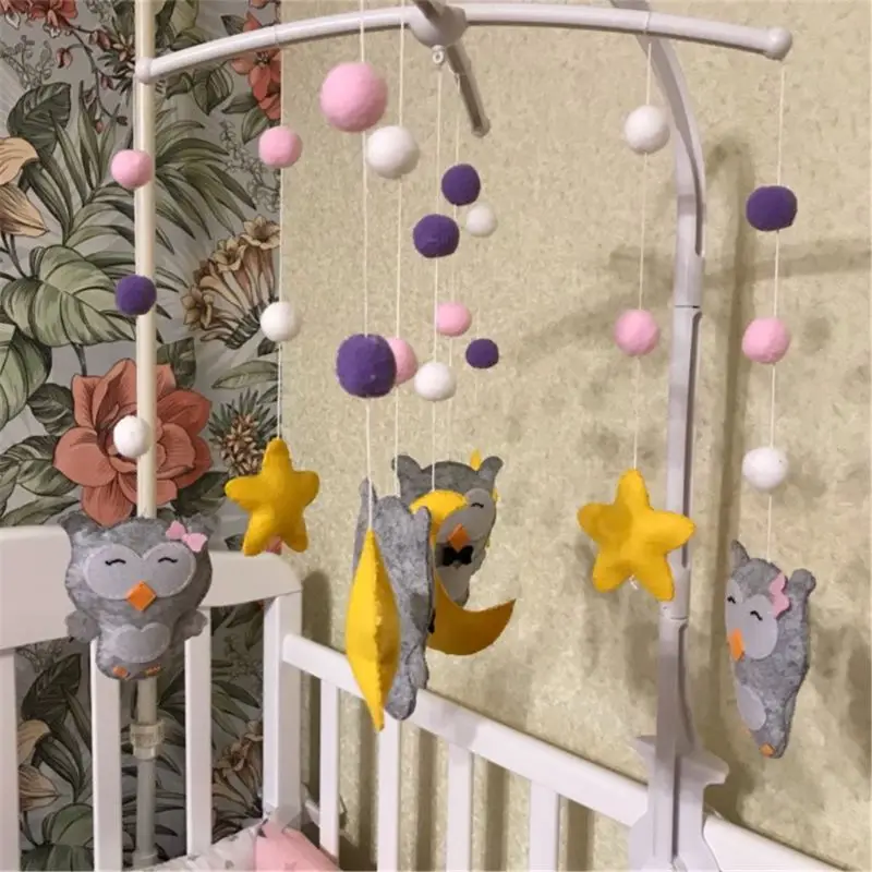 Детское крепление для детской кроватки комплект кронштейна для погремушек заводная Музыкальная шкатулка DIY кровать Колокольчик Материал посылка игрушка для беременных мам ручной работы Игрушки для малышей