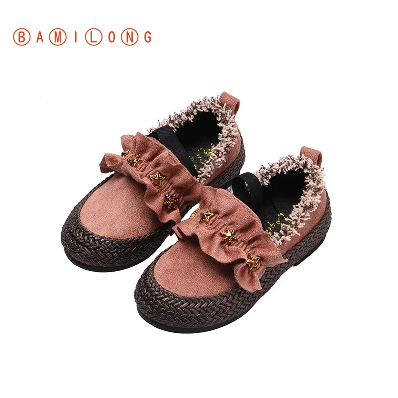 Girls Cute Mary Jane Vintage Flats Baby/Toddler/Little Kids Microfiber Leather Children Retro Princess Fashion Dress Shoes B175 |