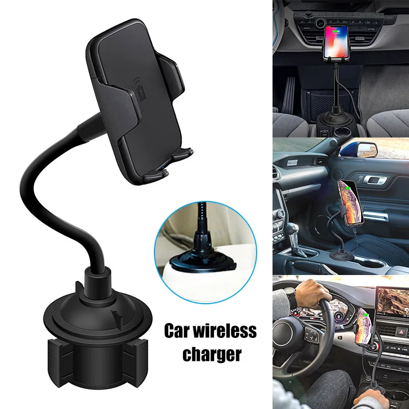 

Car Charger Cell Phone Mount Wireless Charging Bracket Fast Charge Phone Holder for Smartphone SP99