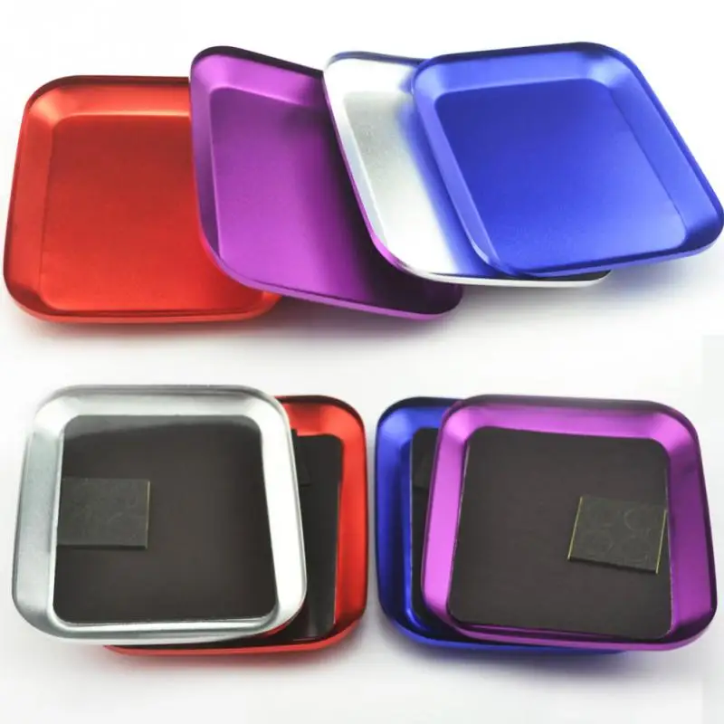 

New Aluminium Screw Tray with Magnetic for RC Model Phone Repair Yeah Racing Aluminium Alloy Screw Magnetic Tray