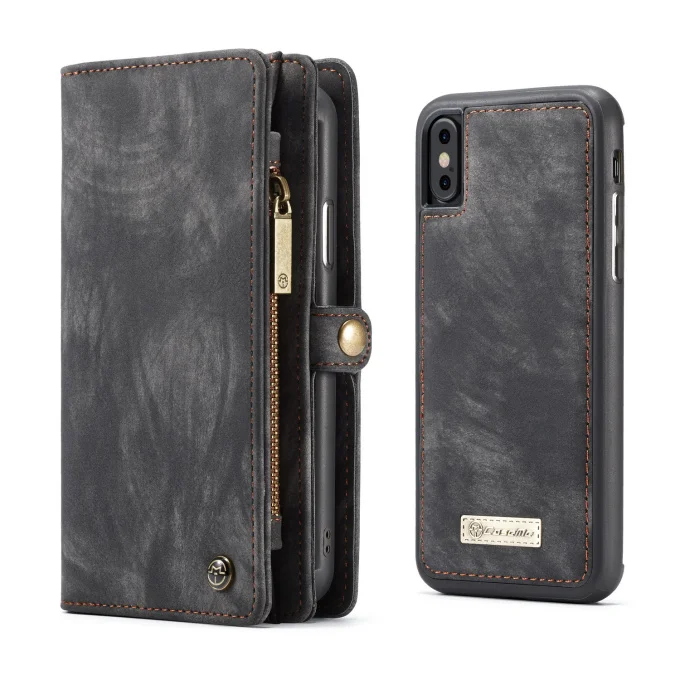 2 в 1 кошелек чехол для телефона для iPhone6s 6s Plus/7/7 Plus/8/8 Plus X XS XR XSMAX 11 cardlot 3 кошелек 1 портмоне foramsung89 - Цвет: 1H