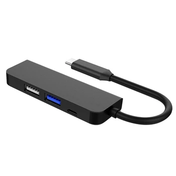 

Usb C Hub 4 In 1 Multi Port Type-C Adapter To 4K Hdmi Port, Usb 3.0 And Usb 2.0, Pd Charging Port Compatible With Mackbook Pro,
