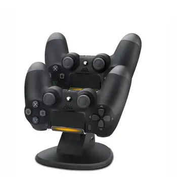 

2020 Controller Charger Dock LED Dual USB PS4 Charging Stand Station Cradle for Sony Playstation 4 PS4 / PS4 Pro /PS4 Slim