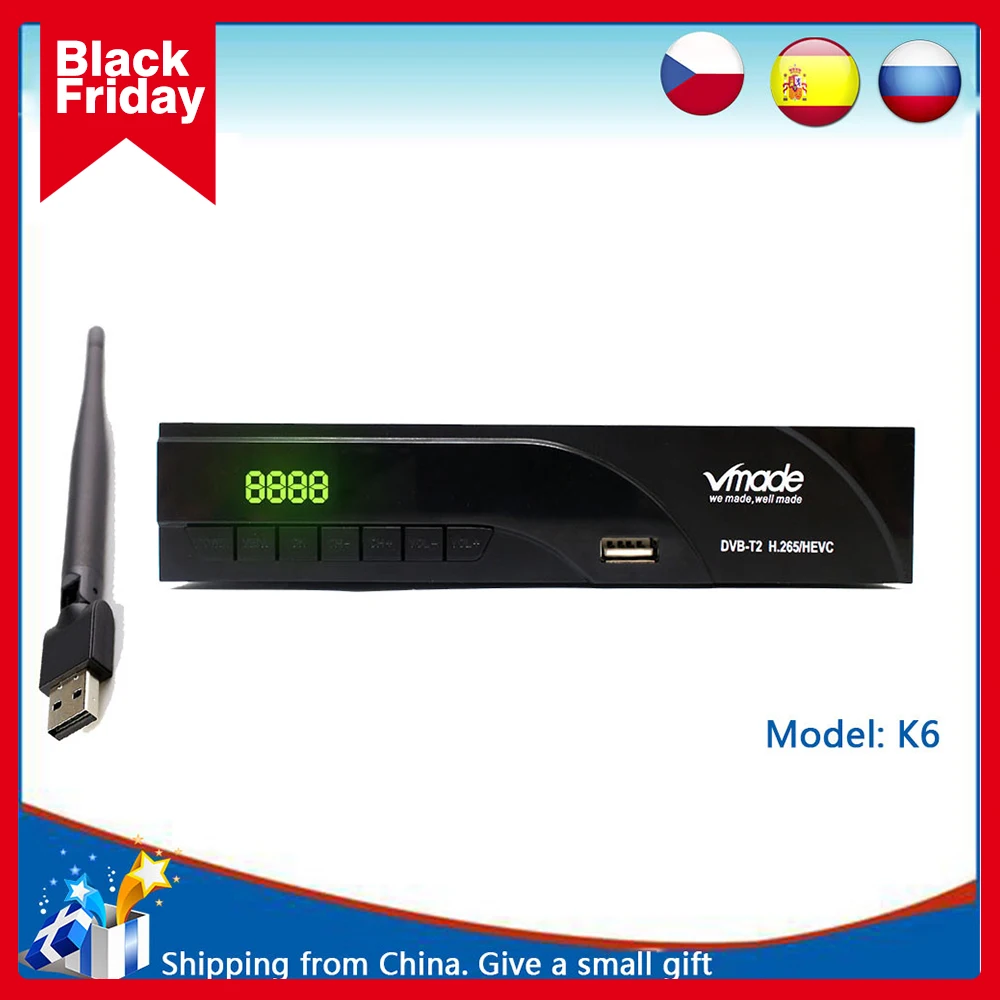 Новейший цифровой ресивер DVB T2 с поддержкой FTA H.265/ HEVC T h265 hevc dvb t2 горячая