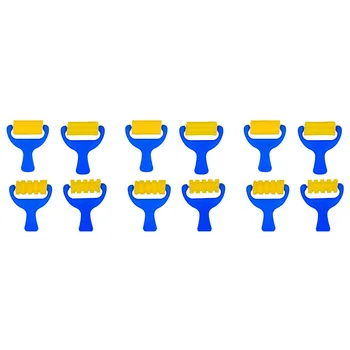 

Paint Rollers,Paint Textures Wide Rollers Set - Kids Arts Crafts DIY Rollers(12 Pieces)