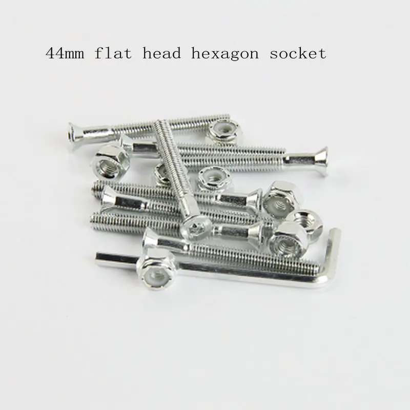 Double Warped Skateboard Bridge Screw Plate Screw Support Screw Threading 4-wheel Long Board Surfboard Electric Skateboard