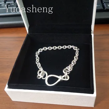

Chunky Infinity Knot Chain Bracelets 598911C00 (with logo box) Fit DIY Original Charm Bracelet