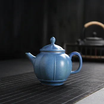 

Porcelain Pure Classical Stoneware Ceramic Single Tea Tea Pot Household Xi Shi Retro Simple Wood Kettle Tea Pot Tea Pot Infuser