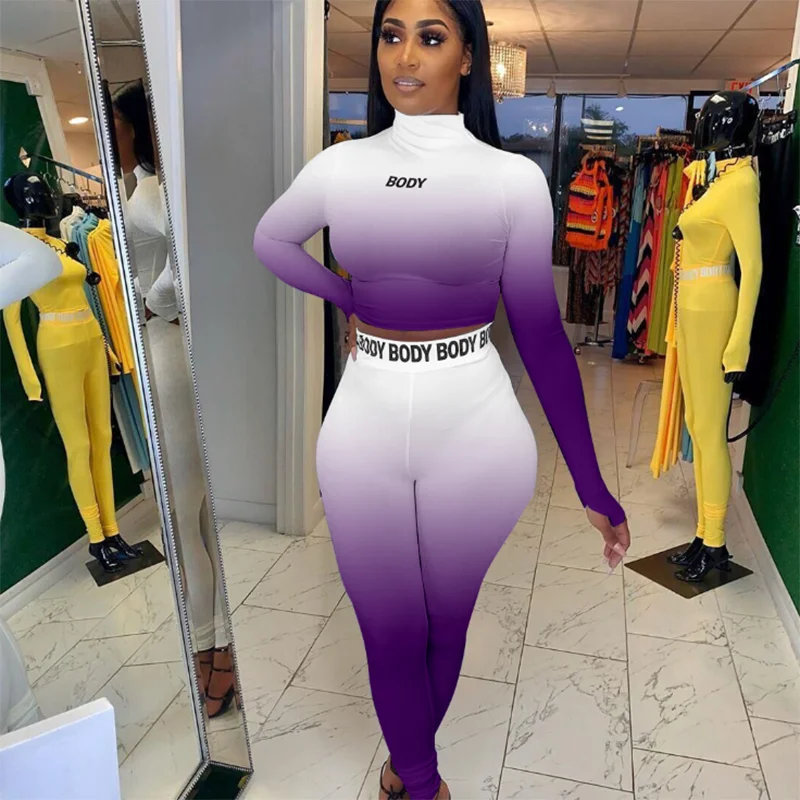 

2020 New Style Fitness Tights Leggings Tummy Control Workout Yoga Set For Women