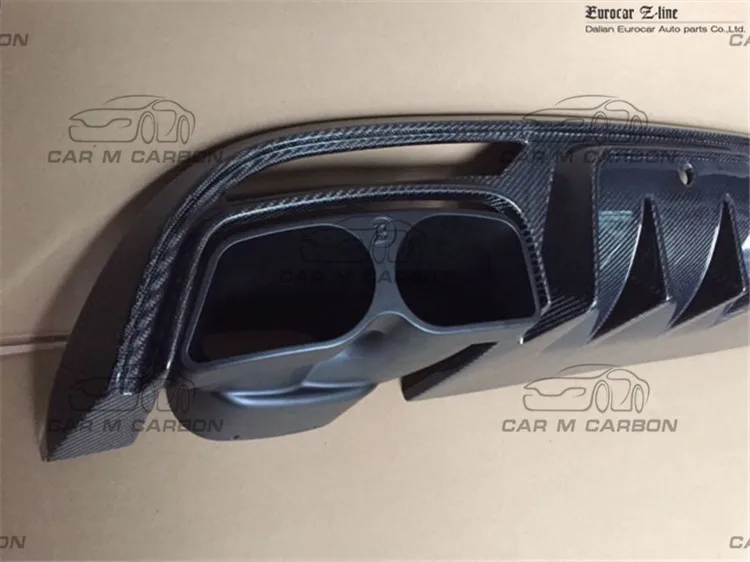 C-класс W205 обвес и передняя губа и задний диффузор с выхлопными наконечниками B стиль для C Класс W205 C63 2014y
