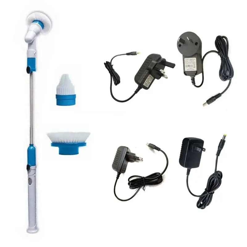 

SKYMEN 1Set Adjustable Turbo Scrub Charging Waterproof Electric Cleaning Brush Wireless Clear up Bathroom Kitchen Home Tools