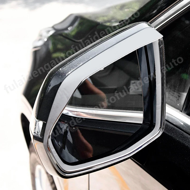 2 шт. для Cadillac XT5- ABS хром заднего вида боковой козырек против дождя на зеркало заднего вида крышка отделка автомобиля Стайлинг Аксессуары