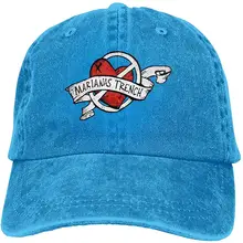 Мужская винтажная бейсболка для взрослых с эффектом потертости, Регулируемая Кепка для папы-марианская Тренч, рок-группа, джошш Рамзи, громоздкая Черная кепка